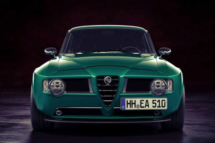 emilia auto's alfa giulia restomod boasts 540-hp quadrifoglio v6