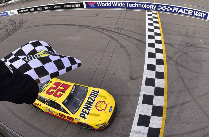 worth the wait: how joey logano beat kyle busch for nascar cup win in ot at wwtr