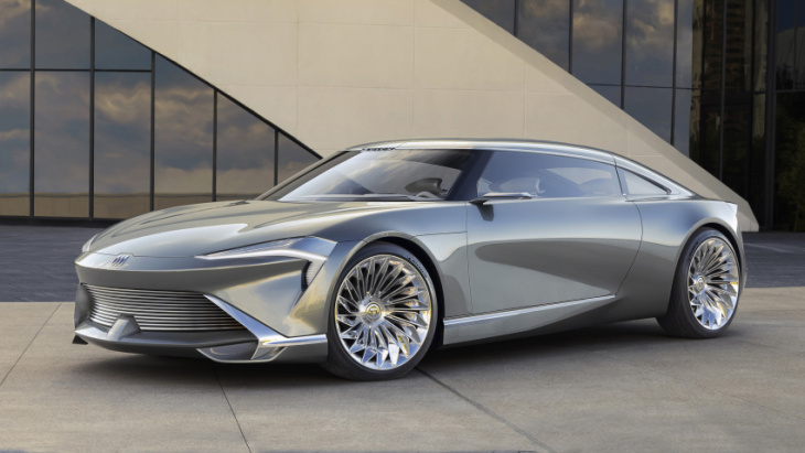 the buick wildcat ev concept is a fantastic-looking 2+2 coupe