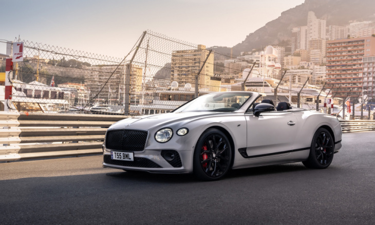 bentley showcased new “s range” continental gt and gtc s