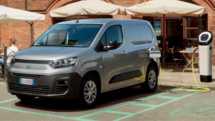 updated fiat doblo joined by all-electric e-doblo van