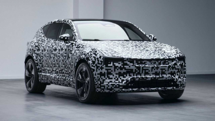 polestar 3 suv with 372-mile range shown in first undisguised photo