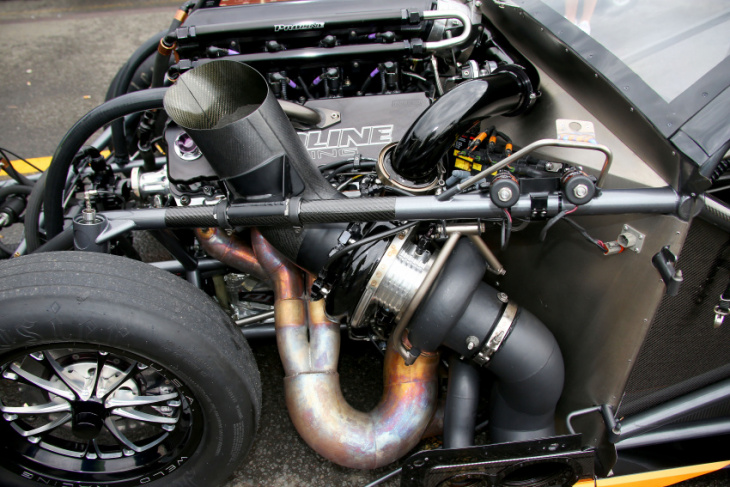 4500hp twin-turbo pro line-powered mustang