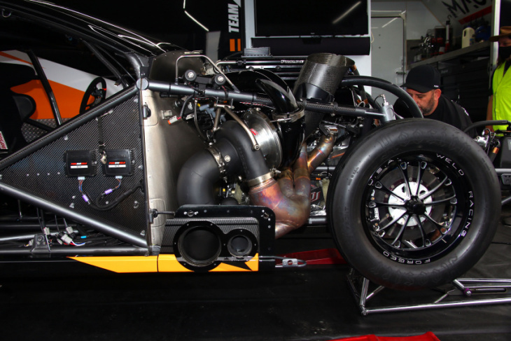 4500hp twin-turbo pro line-powered mustang