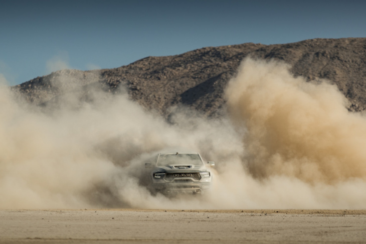 ram 1500 trx punches through dunes with new “sandblast edition”
