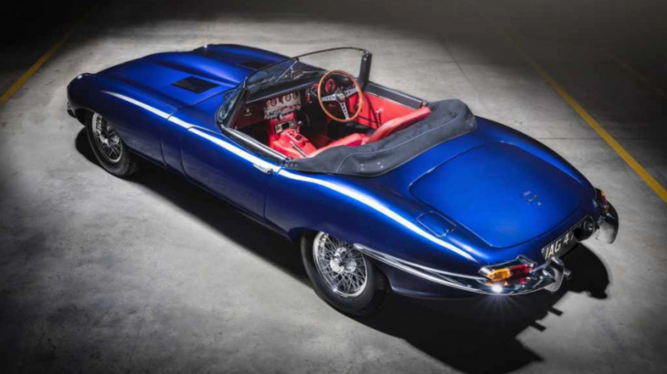 bespoke jaguar e-type commissioned by customer is pure artwork