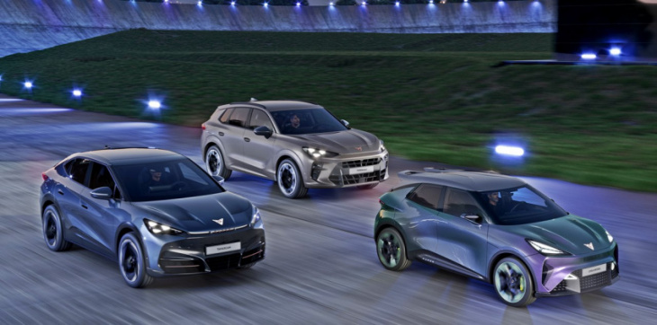 seat performance brand cupra reveals 3 new models for electrified era