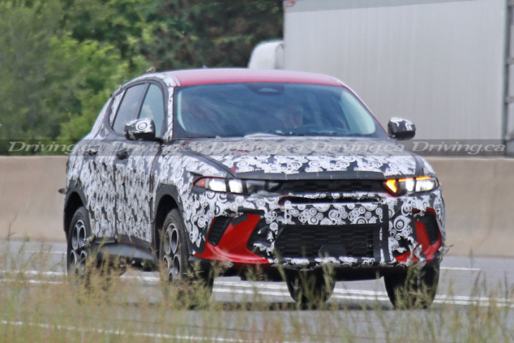 spied! dodge hornet caught in the (almost) buff
