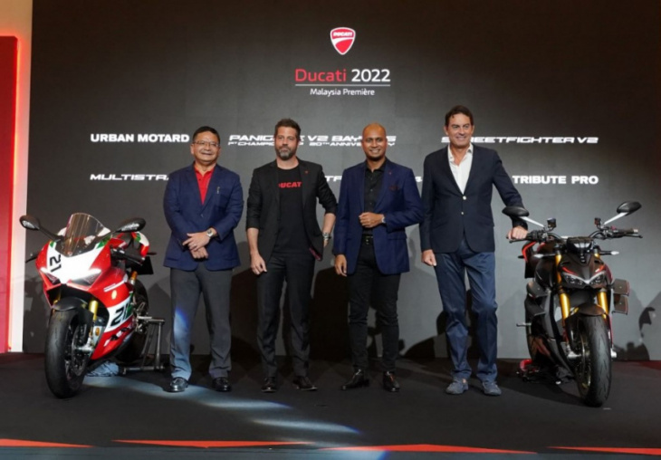 ducati in malaysia rolls out six new models