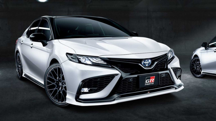 toyota gr camry: performance version rendered as executive hints at gr sedan