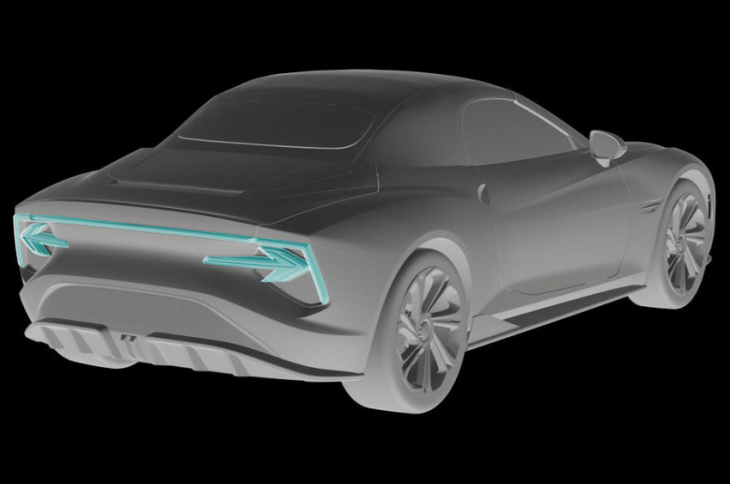 mg cyberster electric sports car design revealed