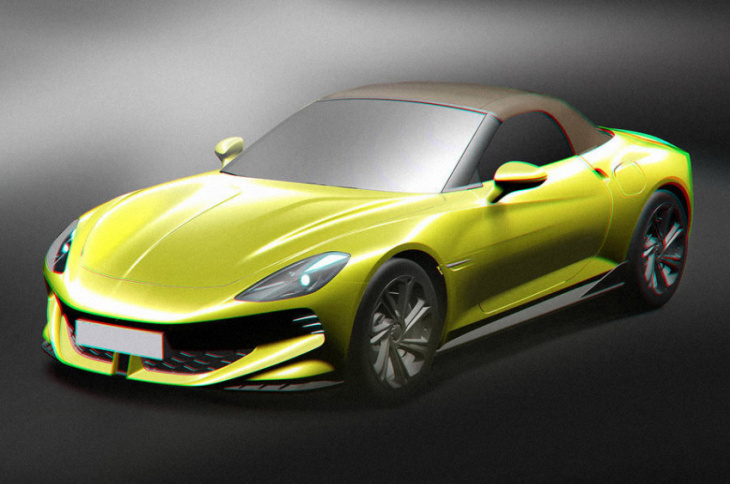 mg cyberster electric sports car design revealed
