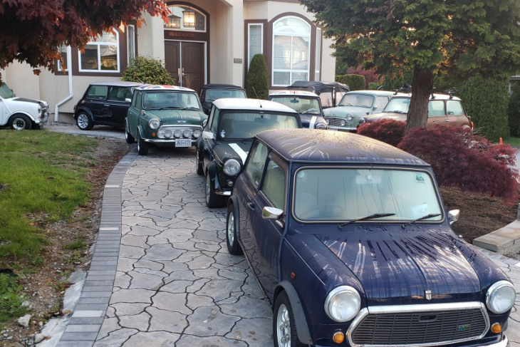 nothing mini about b.c. man's car collection
