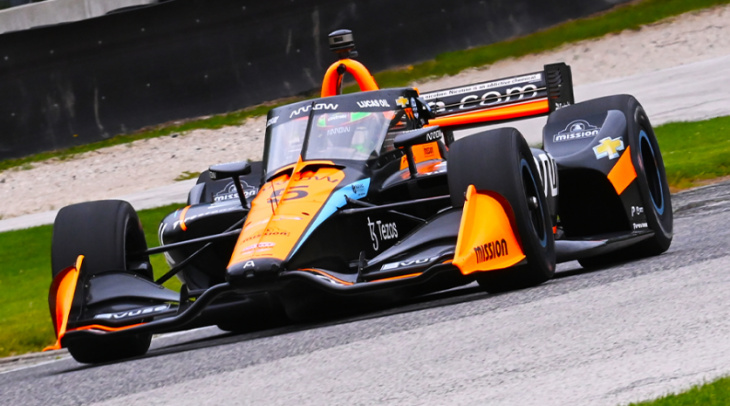 o’ward tops second practice at road america
