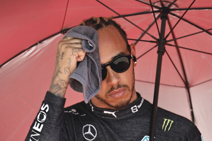 mercedes f1 drivers are battered, clearly rattled after bouncing in baku