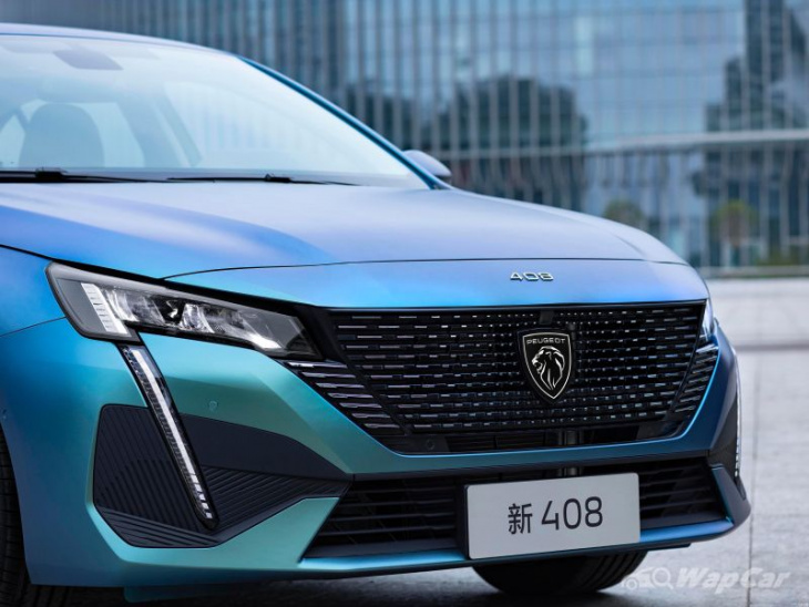 china's new 2022 peugeot 408 hides a secret under the new skin, but you probably can't tell