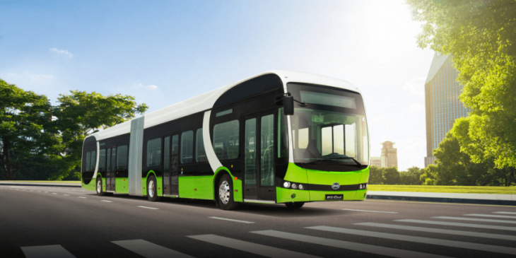 electric bendy buses by byd are en route to iberia