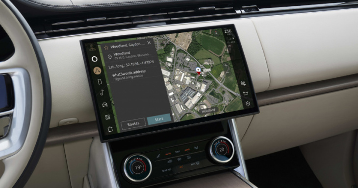 jaguar land rover to roll out 'always-on' what3words navigation