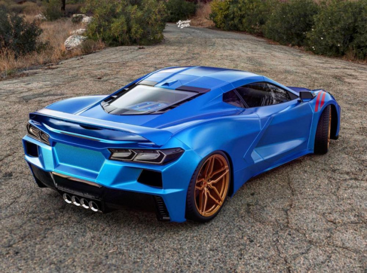 artist predicts what a c8 corvette grand sport might look like