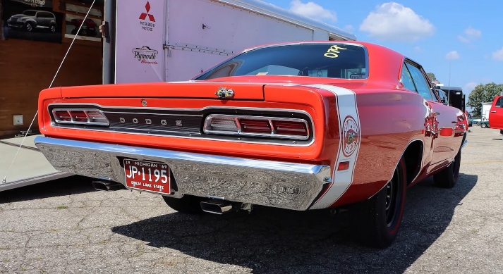 l78 396 chevy camaro takes on a12 dodge super bee