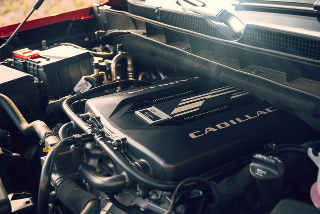 how cadillac had to change the ct5-v blackwing engine to work in the escalade v