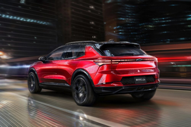 chevrolet blazer ev previewed, july reveal for mustang mach-e rival