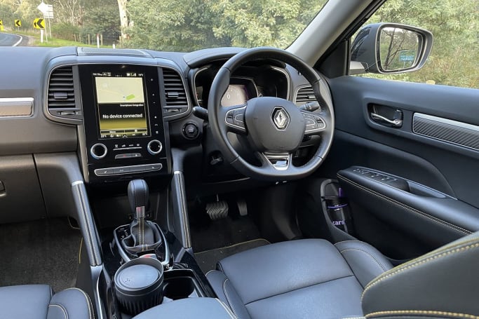 android, renault koleos 2022 review: black edition
