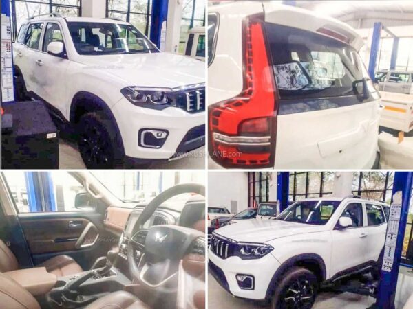 android, new mahindra scorpio dealer training starts – white colour spied