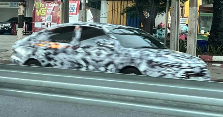 2023 toyota vios drops more camo, could get 3-cylinder engines?