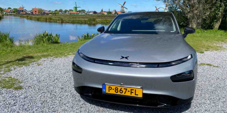 first drive with the xpeng p7 and p5 through the netherlands
