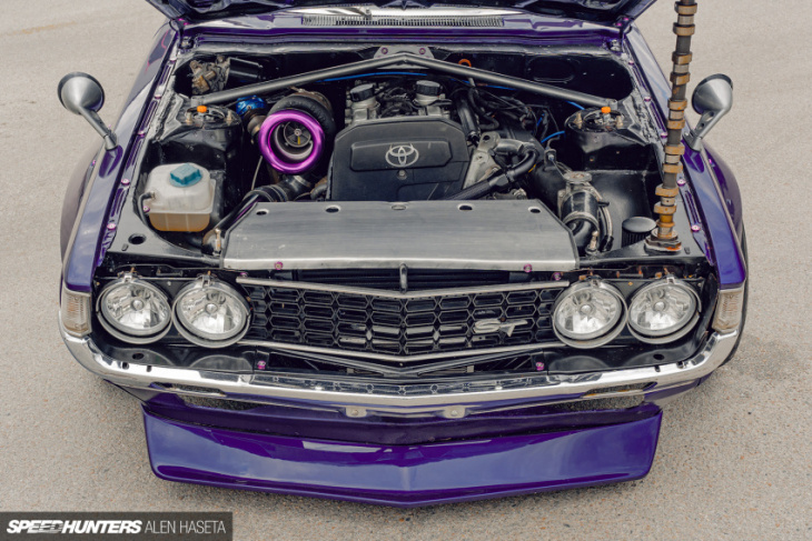 a ’77 toyota celica with a turbo volvo heart