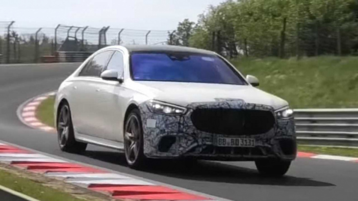 mercedes-amg s63 plug-in hybrid spied, could arrive with over 700 hp