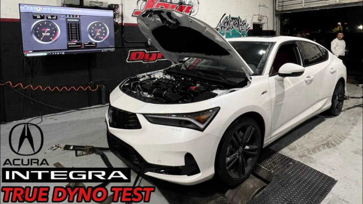 2023 acura integra hits the dyno to reveal it's making more power than advertised