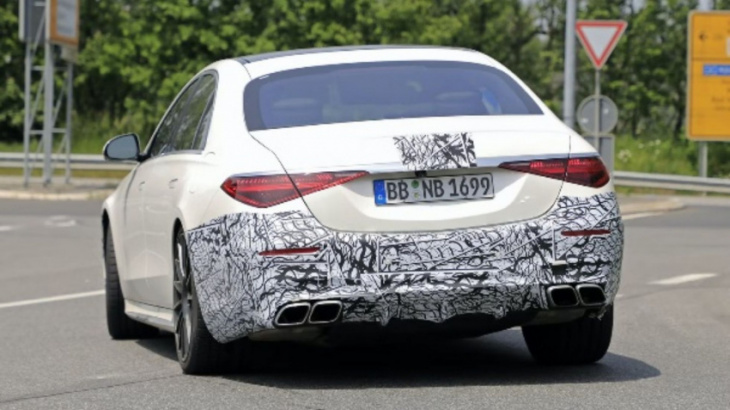 spied mercedes-amg s63 plug-in hybrid continues testing