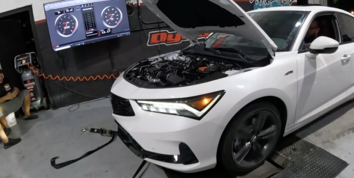 2023 acura integra makes more power than advertised on the dyno