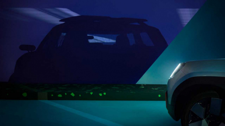 mini electric crossover with new design language teased