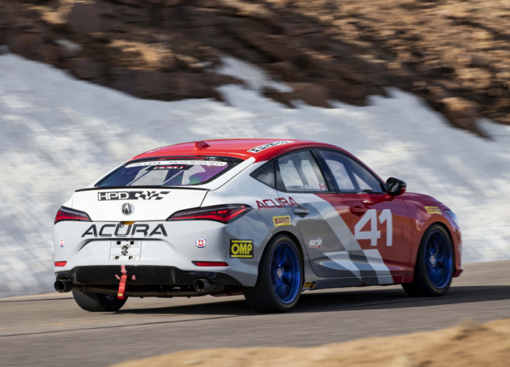 ppihc entry list: 2023 acura integra to make racing debut at pikes peak