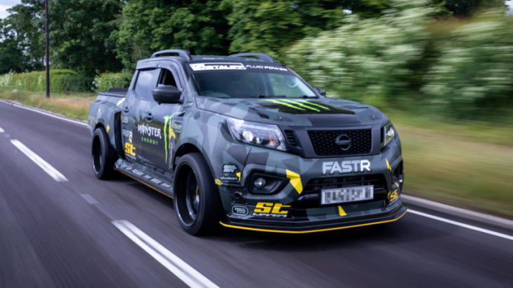 this is a 1,000bhp nissan gt-r-engined pickup truck