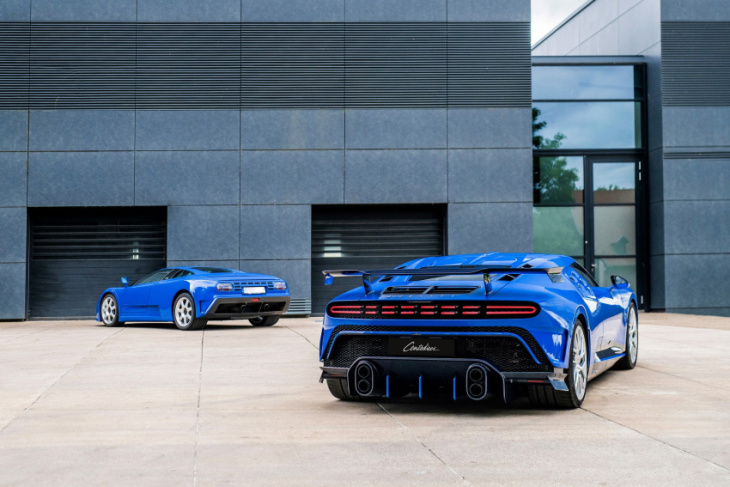 first production bugatti centodieci models unveiled