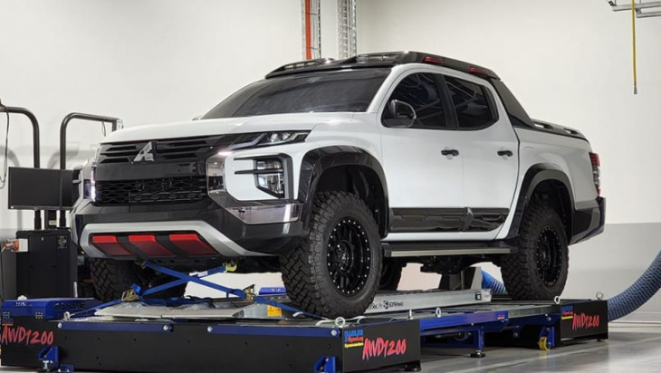 don't order that ford ranger raptor just yet! hardcore 2023 mitsubishi triton is nearing launch to send off ageing ute with a bang