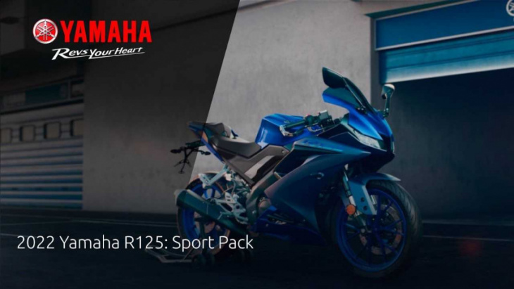 yamaha dresses up the yzf-r125 with a new sport pack