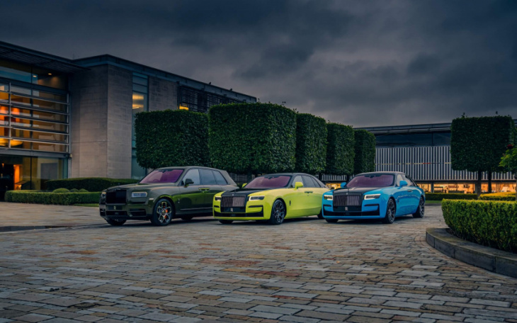 rolls-royce to showcase full black badge lineup at goodwood festival of speed