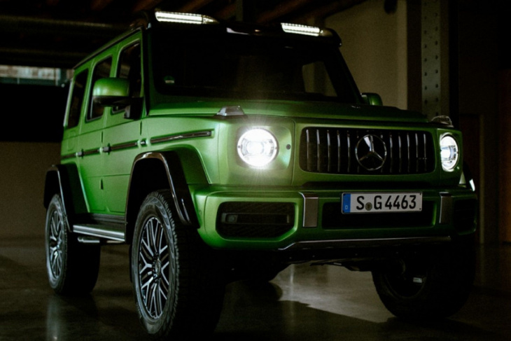 mercedes-amg brings back portal axles with g63 4x4²