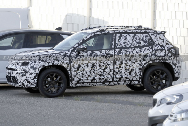 spied! what is this new baby jeep driving around europe?