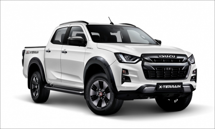 isuzu d-max x-terrain gets additional features and new colours