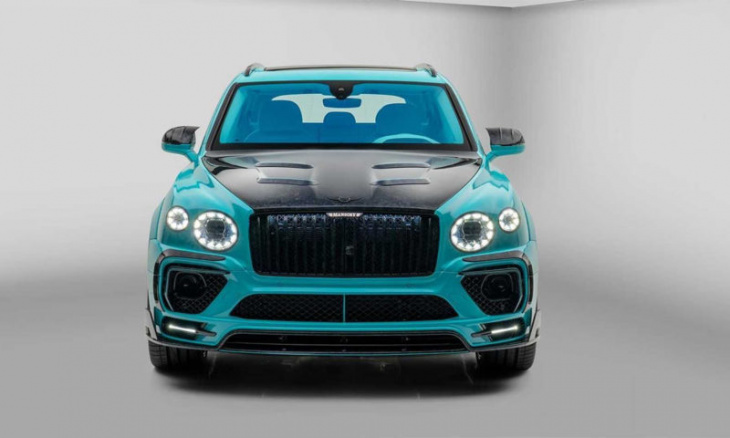 like turquoise? then this mansory bentley bentayga is for you