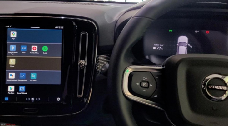 android, test drove the volvo xc40 recharge ev & the experience blew me away