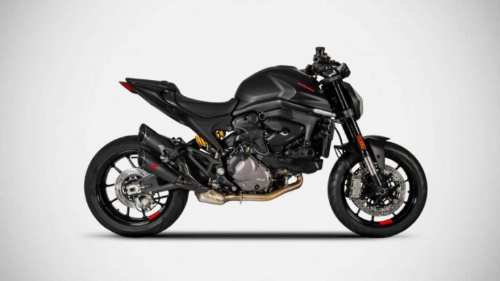 zard debuts a new exhaust for the ducati monster 937