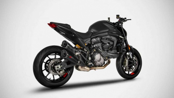 zard debuts a new exhaust for the ducati monster 937