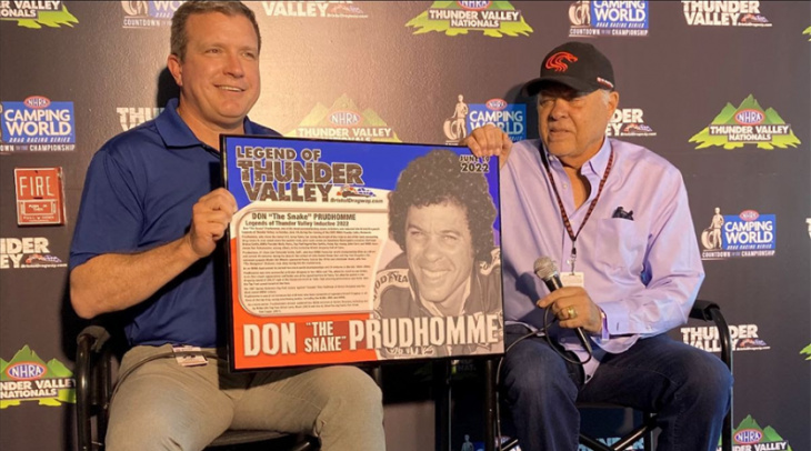 prudhomme inducted into bristol’s legends of the dragway